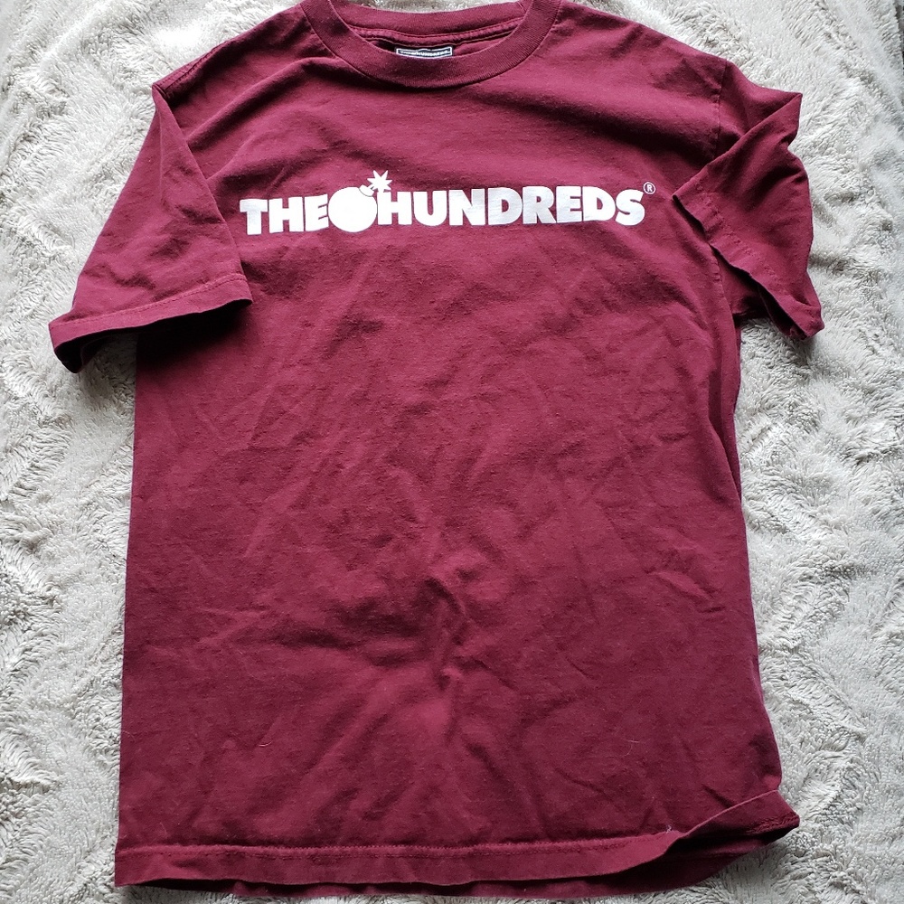 The Hundreds maroon shirt